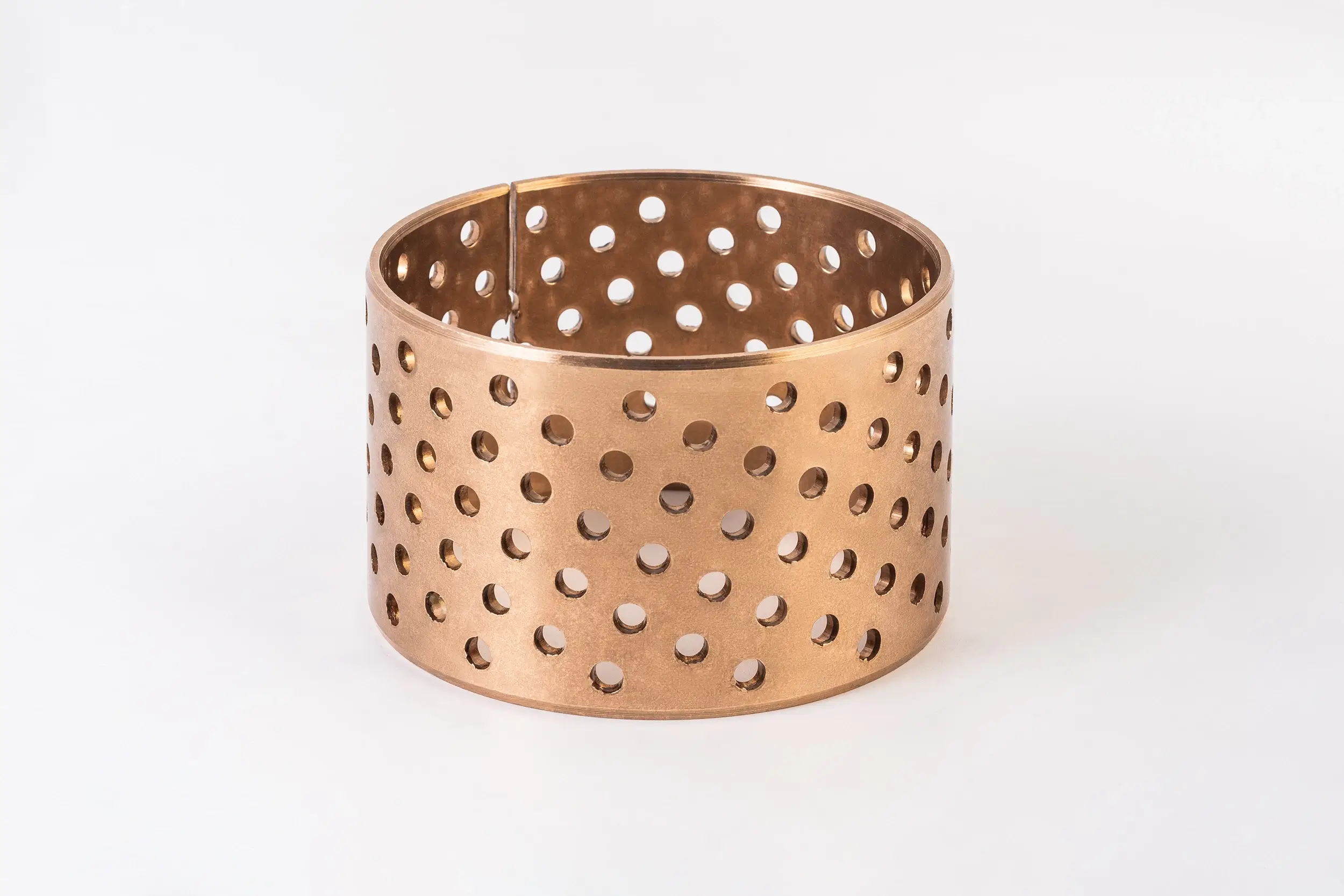 CuSn8 wrapped bronze bushing product at JBM